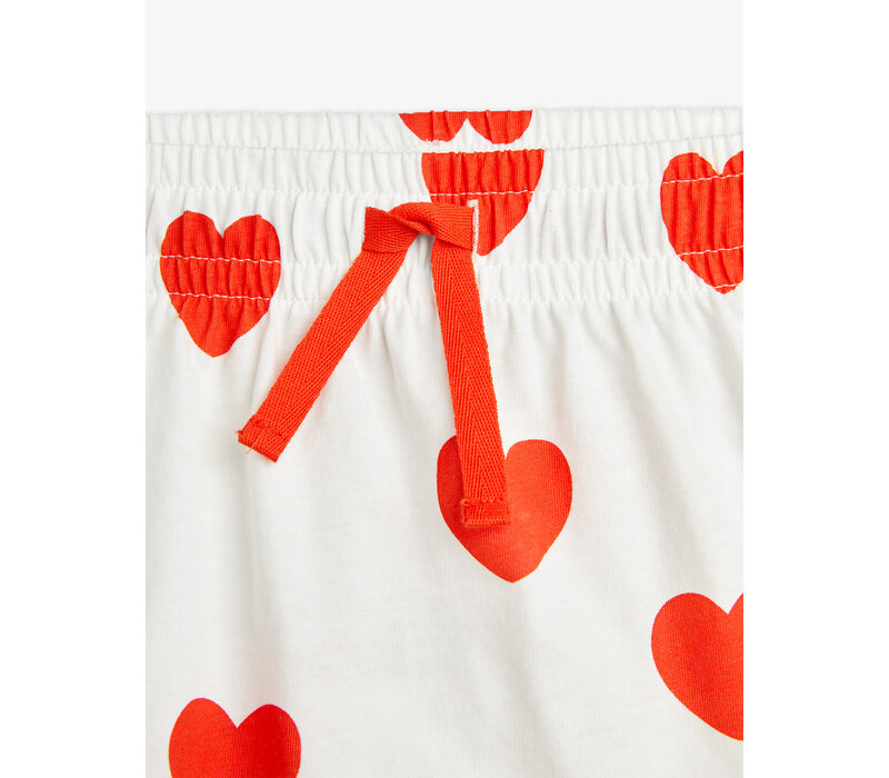 Mini Rodini Hearts aop skirt Red