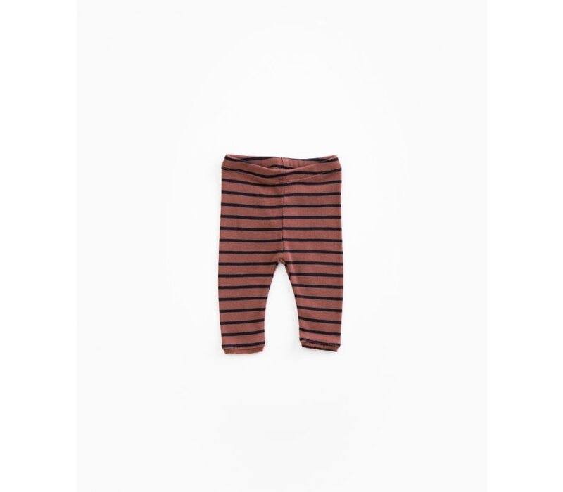 PlayUp Striped Rib Leggings TAKULA