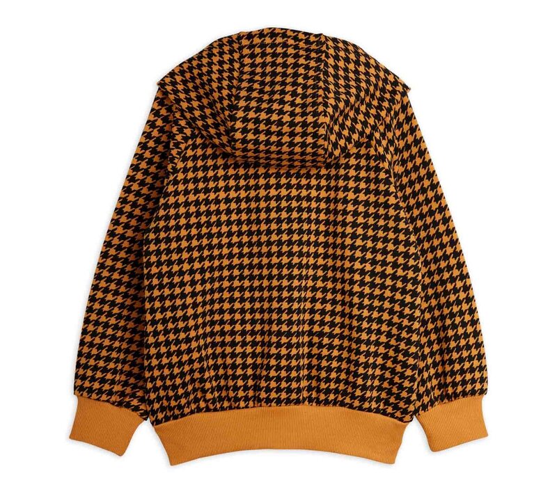 Mini Rodini Houndstooth hoodie - Chapter 1 Brown