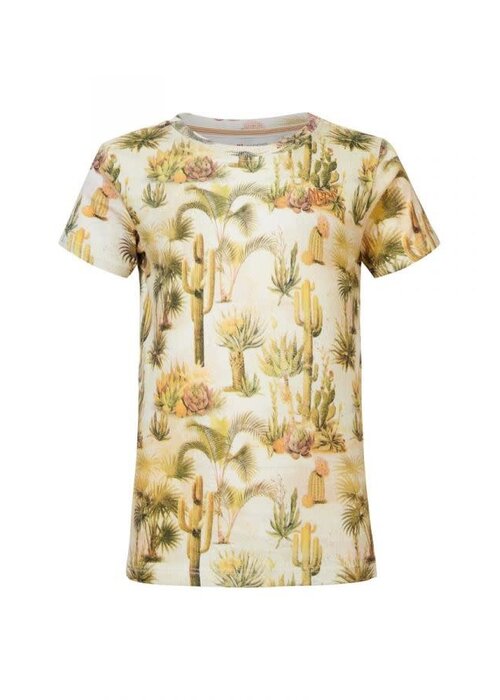 Noppies Noppies Boys Tee Decherd short sleeve all over print Whisper White