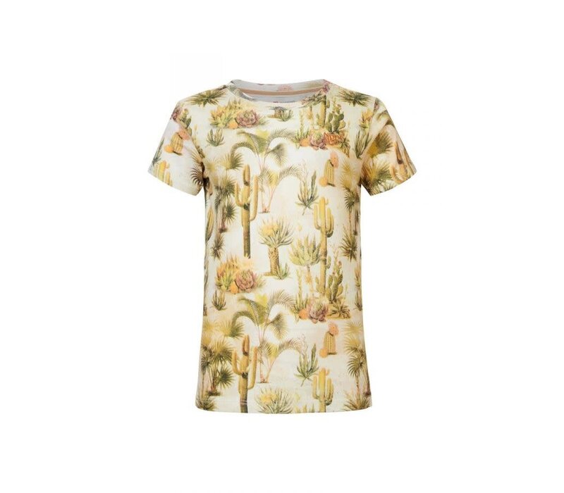 Noppies Boys Tee Decherd short sleeve all over print Whisper White
