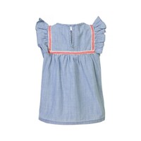 Noppies Girls Blouse Eastmont sleeveless Light Blue Wash