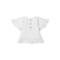 Noppies Girls Top Clawson short sleeve Whisper White