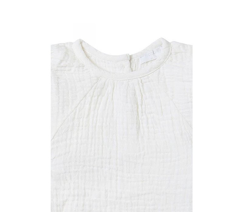 Noppies Girls Top Clawson short sleeve Whisper White