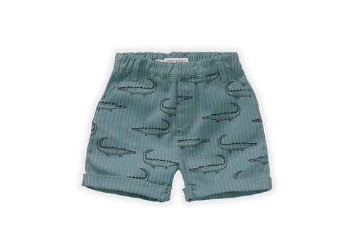 Sproet & Sprout Sproet & Sprout Shorts print croco Petrol