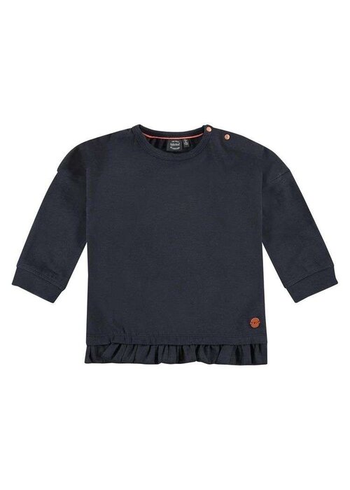 Babyface Babyface girls t-shirt long sleeve blue sea