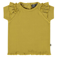 Babyface baby girls t-shirt short sleeve MUSTARD