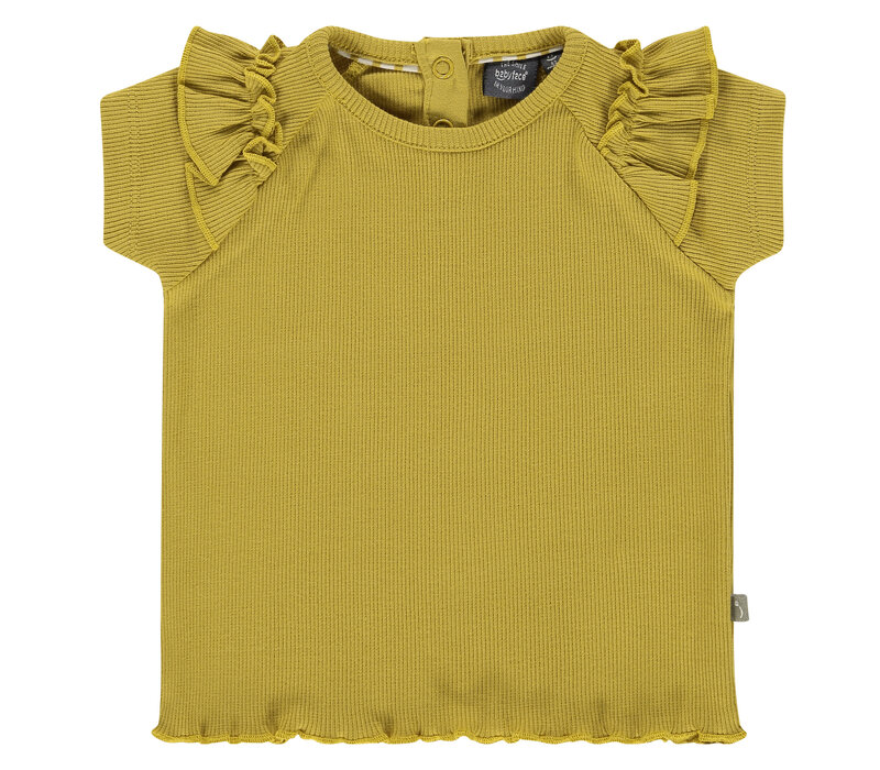 Babyface baby girls t-shirt short sleeve MUSTARD