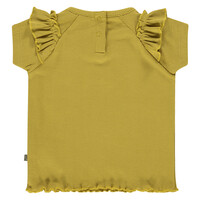 Babyface baby girls t-shirt short sleeve MUSTARD