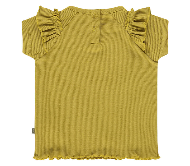 Babyface baby girls t-shirt short sleeve MUSTARD