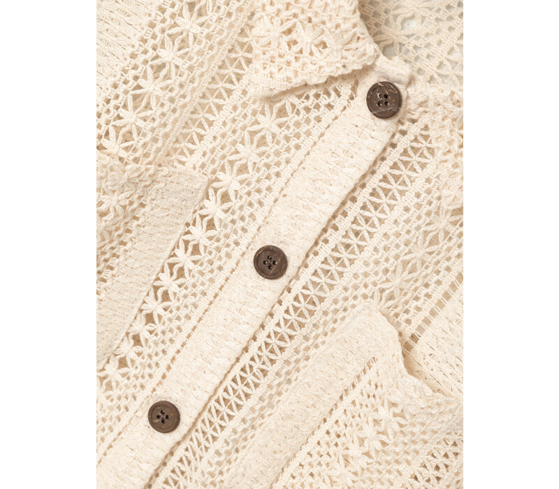 Name it NKFHISILKA SS SHIRT Oatmeal