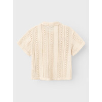 Name it NKFHISILKA SS SHIRT Oatmeal