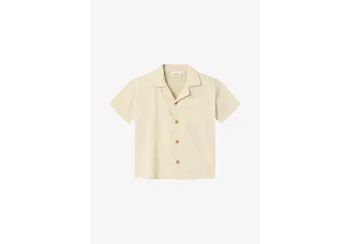 Lil Atelier Lil'Atelier NMMHOMAN SS LOOSE SHIRT LIL - Bleached Sand