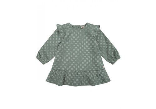 Daily seven Daily Seven DRESS WOVEN PRINTED Green Sea