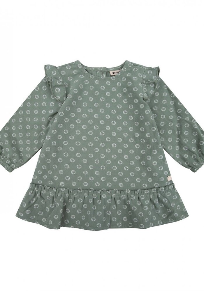 Daily Seven DRESS WOVEN PRINTED Green Sea