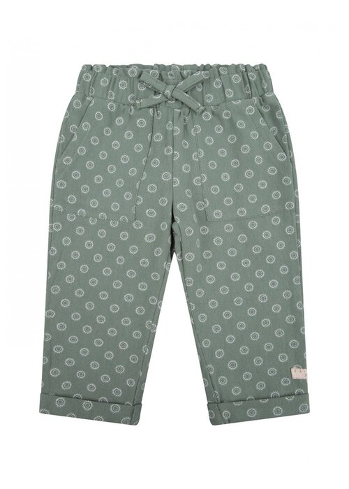 Daily seven Daily Seven NON DENIM PANTS PAPERBAG Green Sea