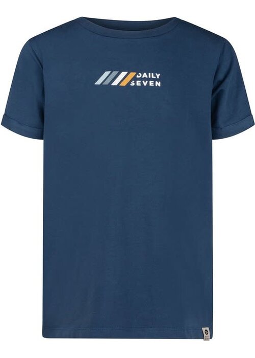 Daily seven Daily seven Indigo Blue T-SHIRT SS DAILY SEVEN