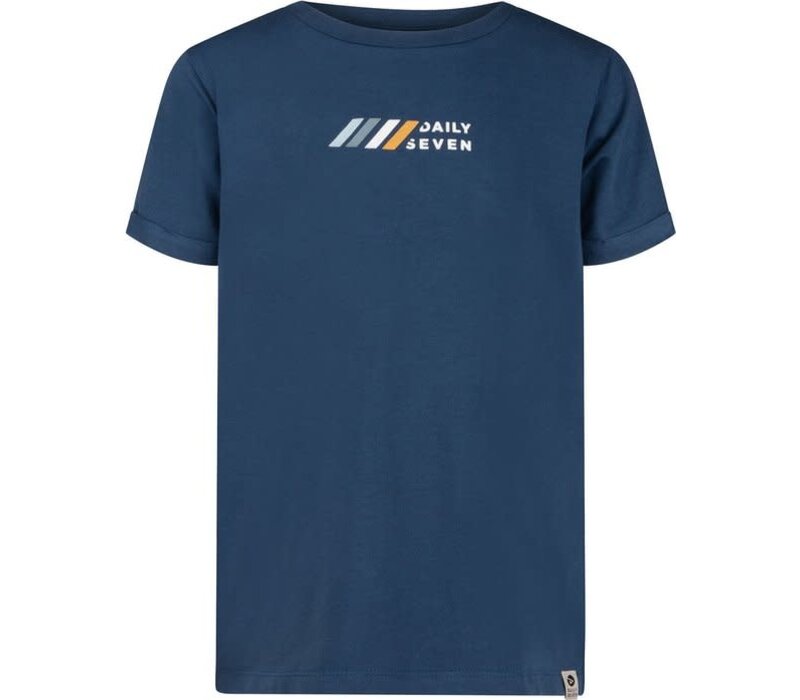 Daily seven Indigo Blue T-SHIRT SS DAILY SEVEN