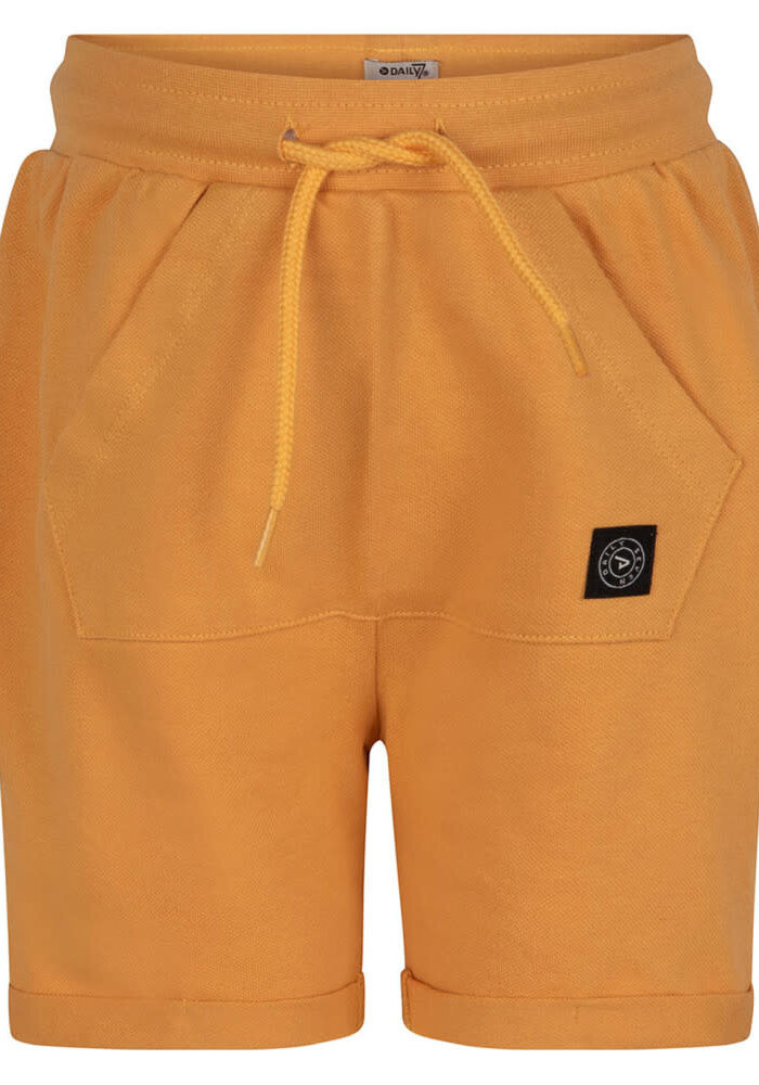 Daily seven Golden Yellow NON DENIM SHORT KANGAROO PKT