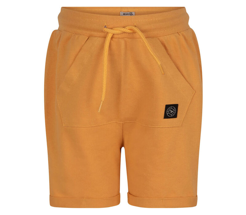 Daily seven Golden Yellow NON DENIM SHORT KANGAROO PKT