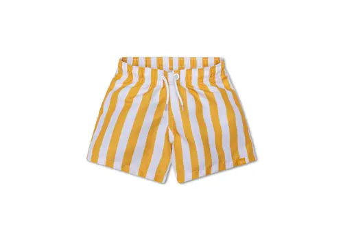 Swim Essentials Swim Essentials Swim Short Boys Yellow White Striped