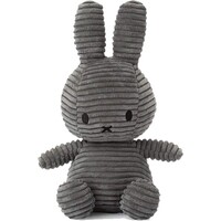 Nijntje - Miffy Sitting Corduroy Grey -23 cm