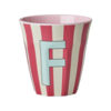 Rice Rice melcu-alpstr Letter F Pink