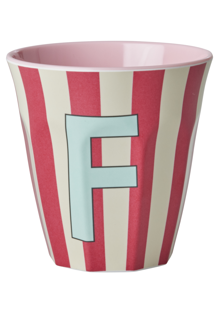 Rice melcu-alpstr Letter F Pink