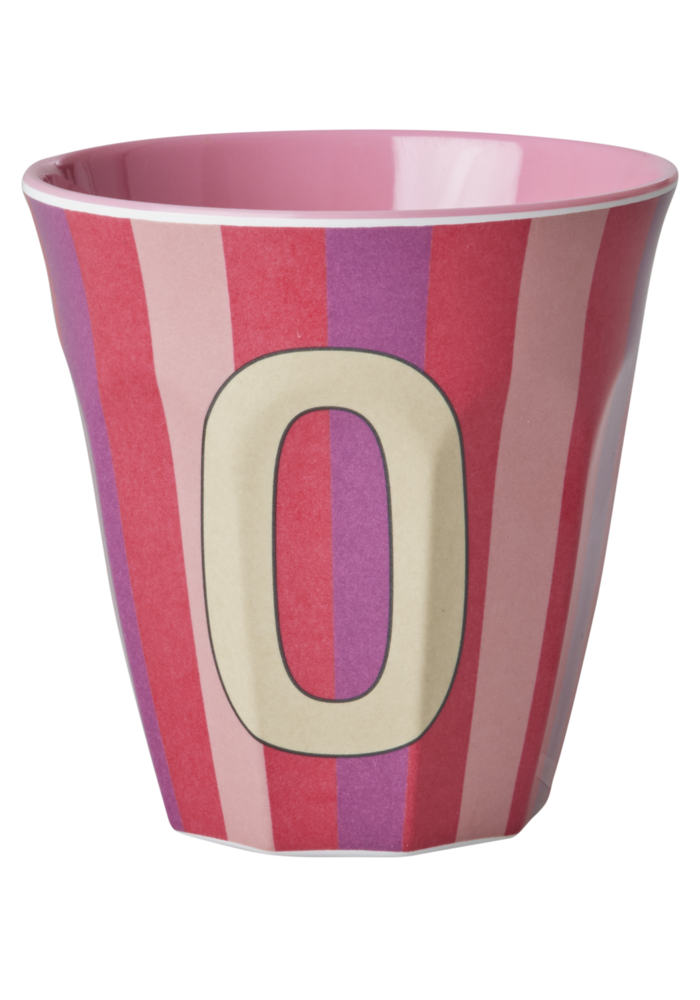 Rice melcu-alpstr Letter O Pink