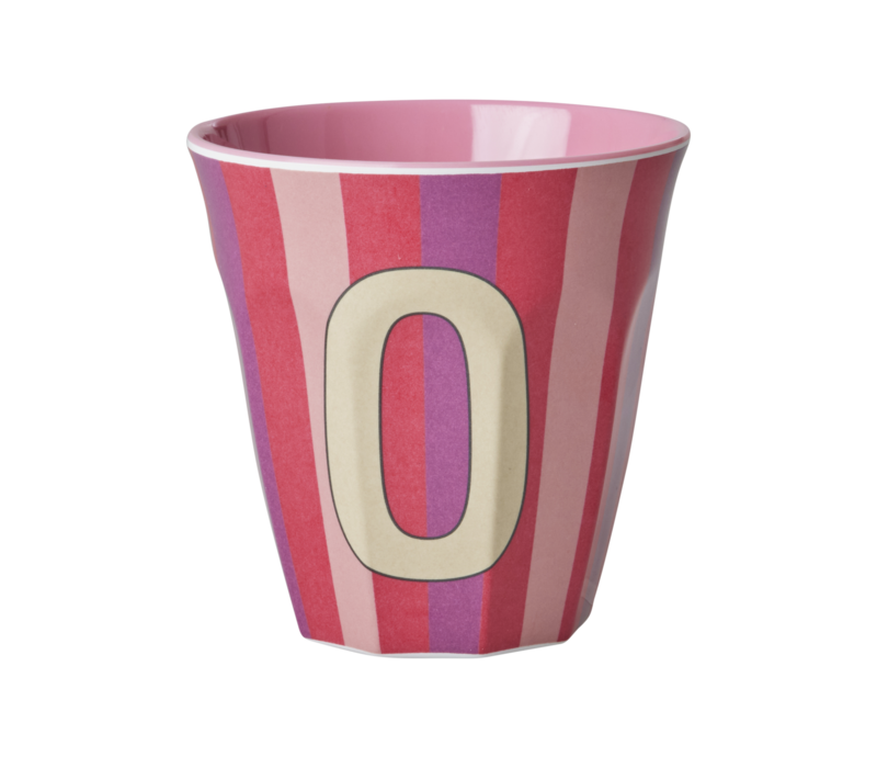 Rice melcu-alpstr Letter O Pink