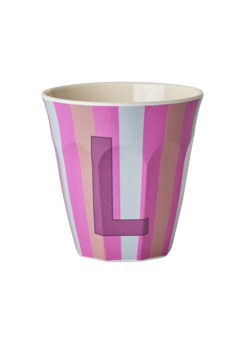 Rice Rice melcu-alpstr Letter L Pink