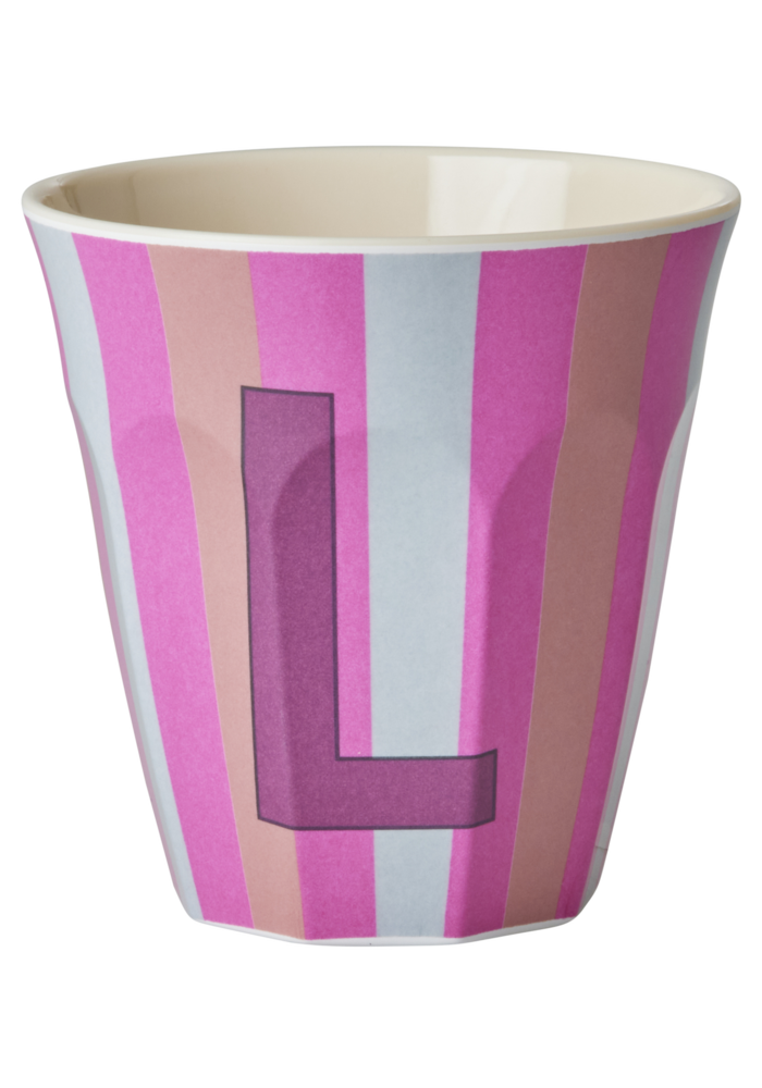 Rice melcu-alpstr Letter L Pink