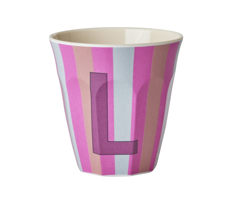Rice melcu-alpstr Letter L Pink
