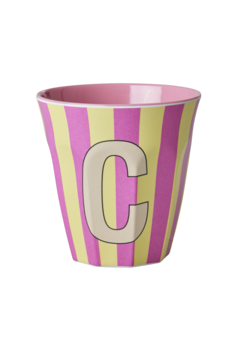 Rice Rice melcu-alpstr Letter C Pink
