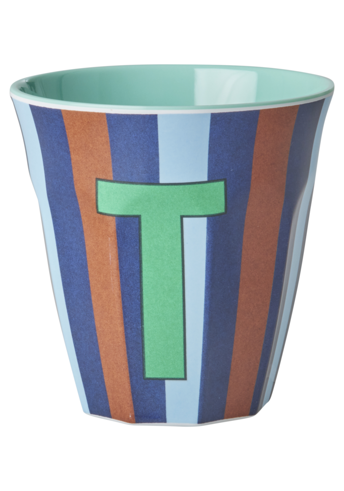 Rice melcu-alpstr Letter T Blue-ish