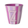 Rice Rice melcu-alpstr Letter Z Pink