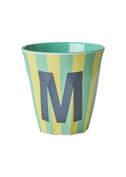 Rice Rice melcu-alpstr Letter M Blue-ish