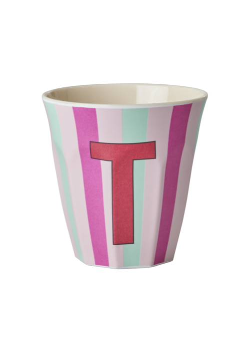 Rice Rice melcu-alpstr Letter T Pink