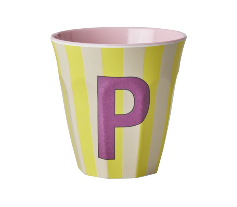 Rice melcu-alpstr Letter P Pink