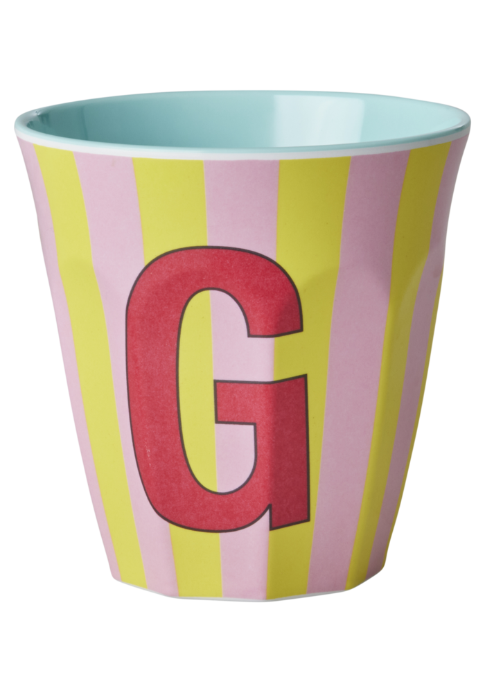 Rice melcu-alpstr Letter G Pink