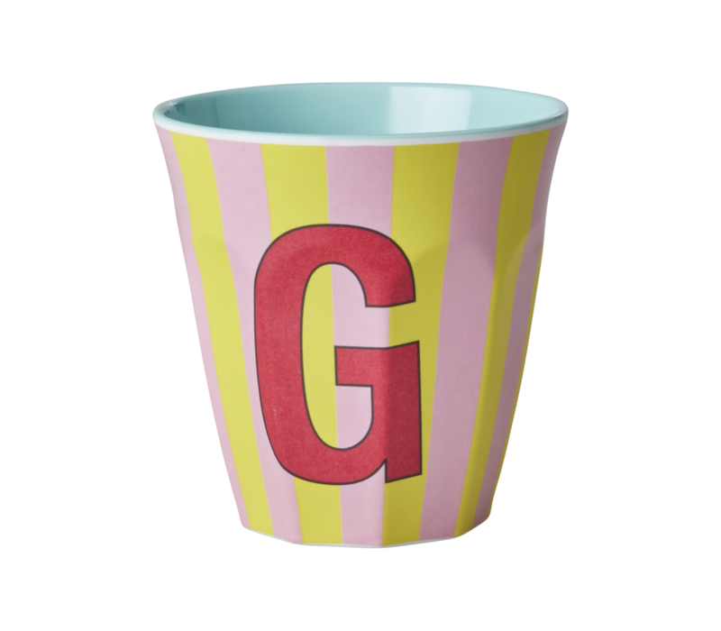 Rice melcu-alpstr Letter G Pink