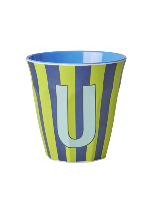 Rice Rice melcu-alpstr Letter U Blue-ish