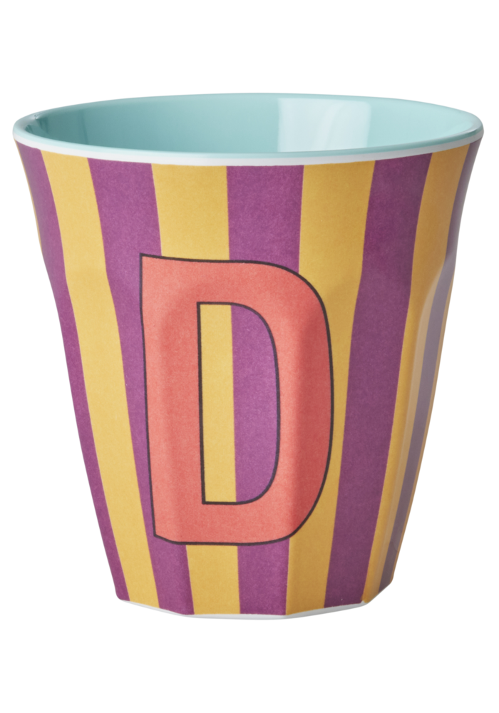 Rice melcu-alpstr Letter D Pink