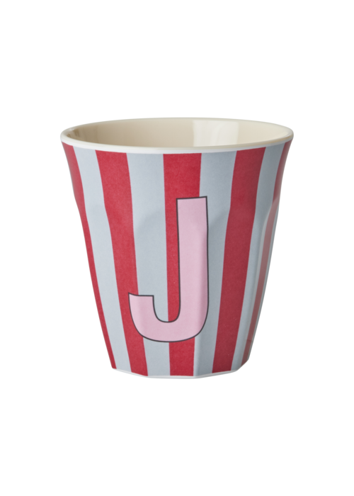 Rice Rice melcu-alpstr Letter J Pink