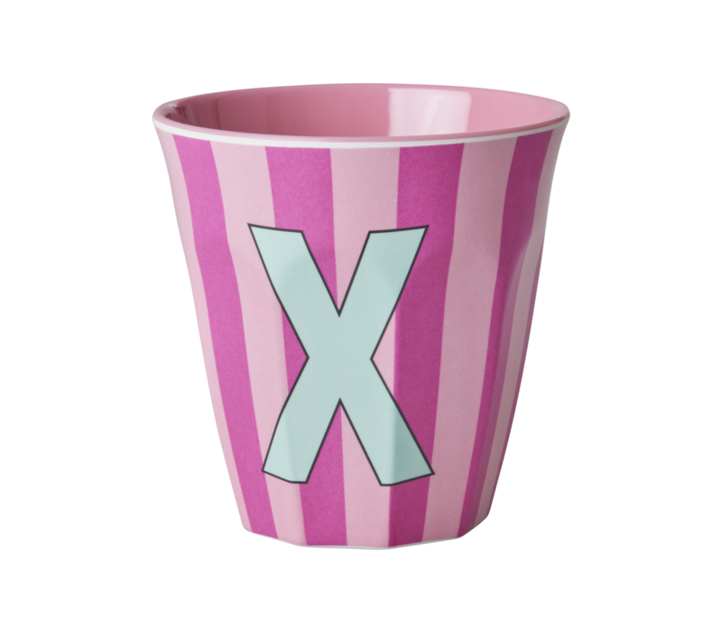 Rice melcu-alpstr Letter X Pink