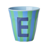 Rice melcu-alpstr Letter E Blue-ish