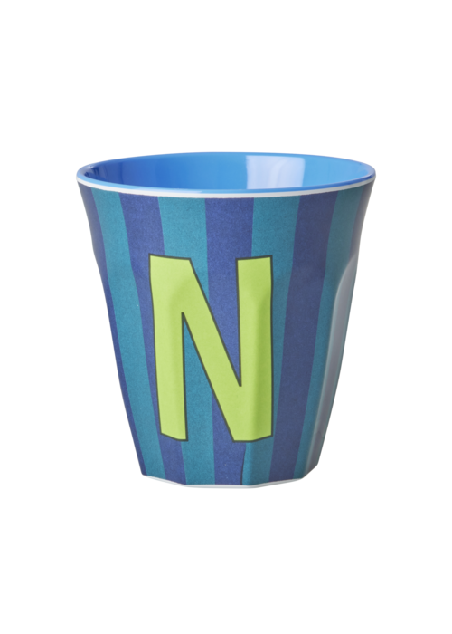 Rice Rice melcu-alpstr Letter N Blue-ish