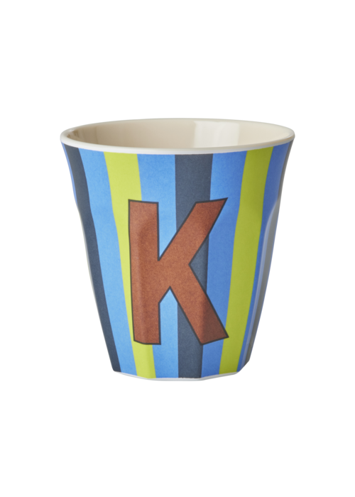 Rice Rice melcu-alpstr Letter K Blue-ish