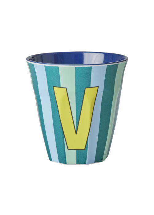 Rice Rice melcu-alpstr Letter V Blue-ish