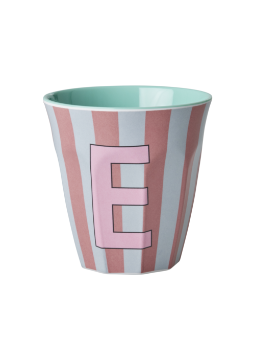 Rice Rice melcu-alpstr Letter E Pink